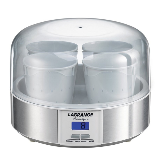 Lagrange Fromagere Betriebsanleitung