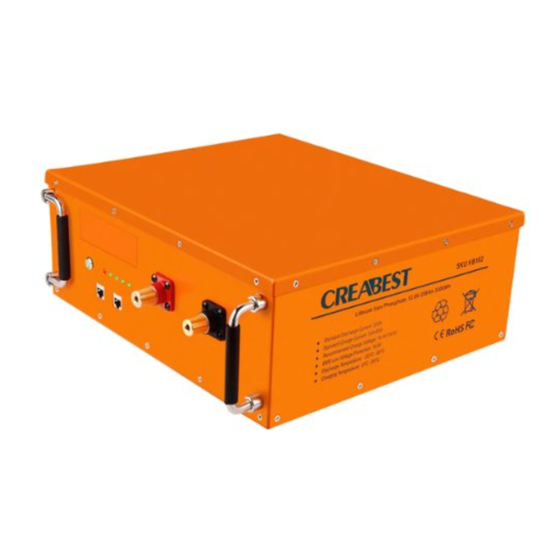 Creabest VB101-172Ah&APP Bedienungsanleitung