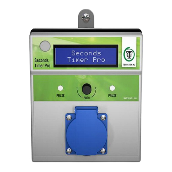 TechGrow Seconds Timer Pro Handbuch