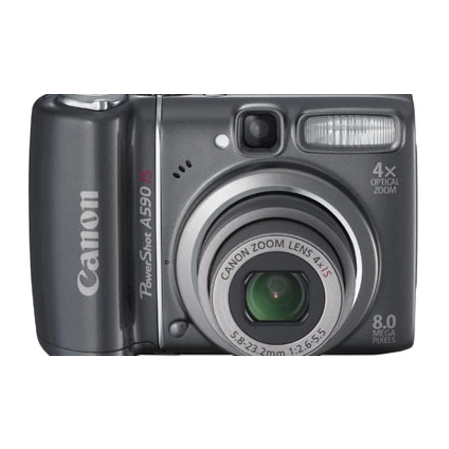 Canon PowerShot A590 IS Benutzerhandbuch