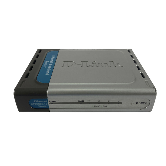 D-Link Express EtherNetwork DI-604 Handbuch