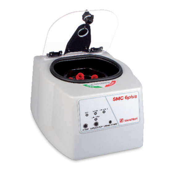 Sarstedt SMC 6plus Bedienungsanleitung