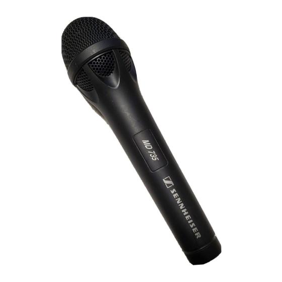 Sennheiser MD 735 Gebrauchsanleitung