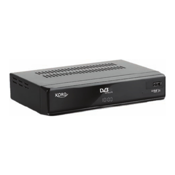 Xoro HRS 2500 Bedienungsanleitung