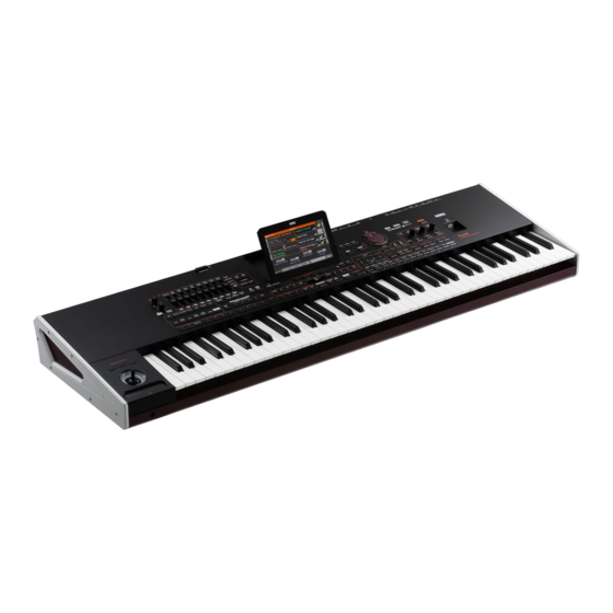 Korg Pa4X Firmware-Aktualisierung