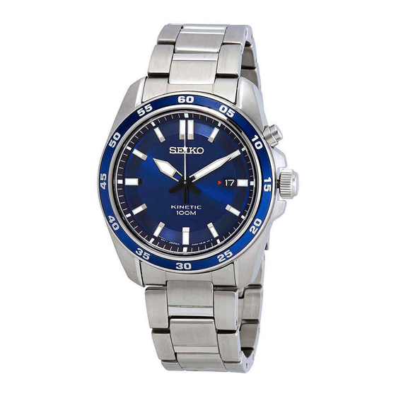 Seiko KINETIC Bedienungsanleitung