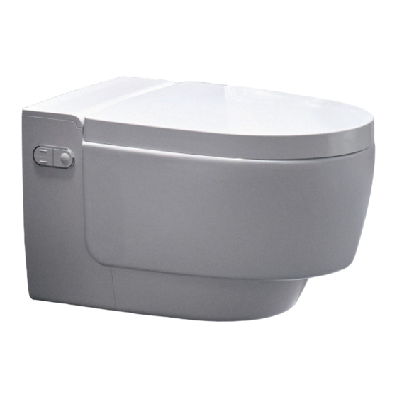 Geberit AQUACLEAN MERA COMFORT Bedienungsanleitung