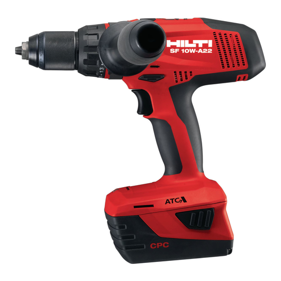 Hilti SF 8H-A22 Bedienungsanleitung