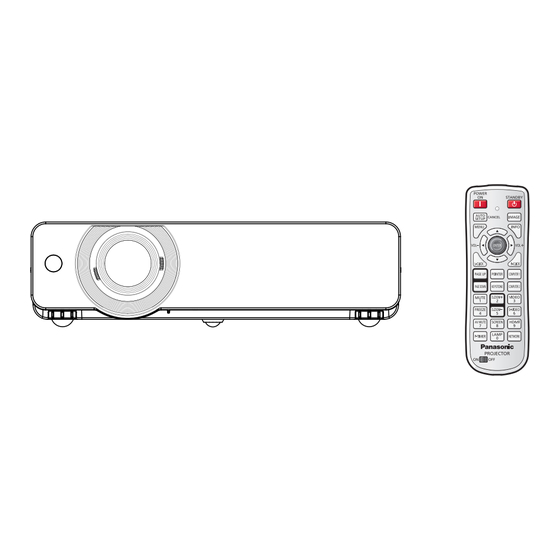 Panasonic PT-VX505NE Bedienungsanleitung