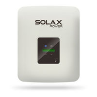 SolaX Power X1-6K-T-NL Benutzerhandbuch
