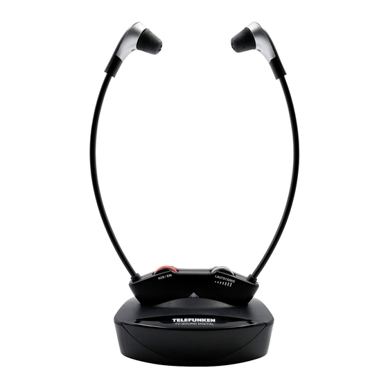 Telefunken TV Sound T90121 Bedienungsanleitung