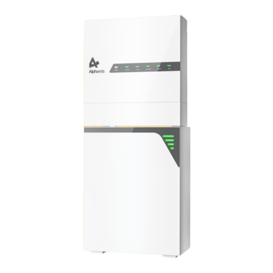 Alpha ESS STORION SMILE-Hi10-INV Installationshandbuch