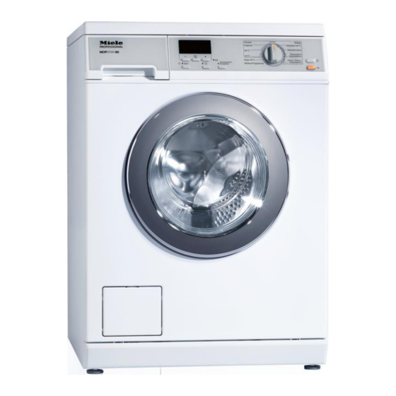Miele professional PW 5064 MOPSTAR 60 Installationsplan
