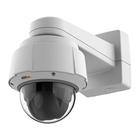 Axis Q60-E Series Installation