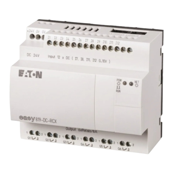 Moeller EASY819-series Montageanweisung