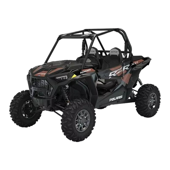 Polaris RZR XP 1000 EU 2021 Betriebsanleitung Für Wartung Und Sicherheit