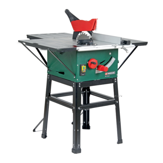 Parkside PTK 1700 A1 Bedienungs- Und Sicherheitshinweise
