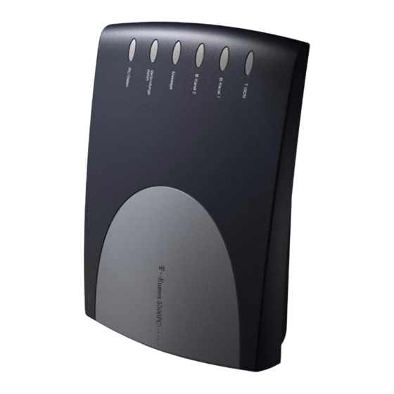 T-Mobile T-Eumex 5500PC Installation Für Schnellentschlossene