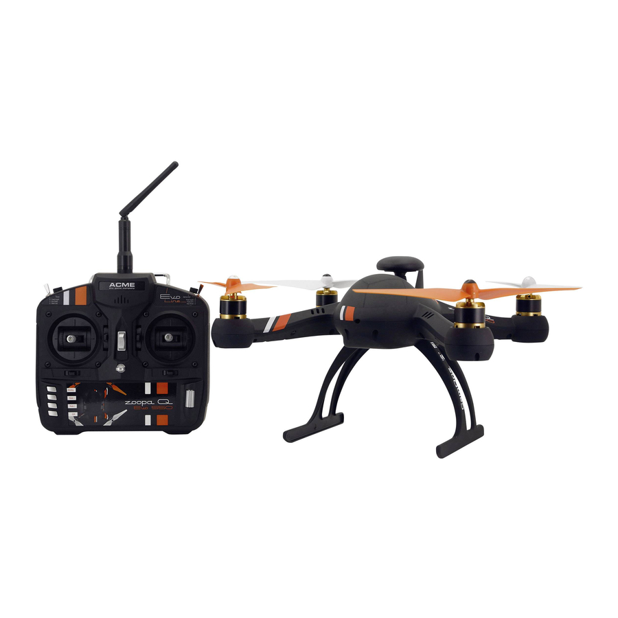 ACME zoopa q Evo 550 Benutzerhandbuch