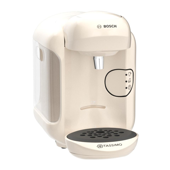 Bosch TASSIMO VIVY 2 TAS 140 serie Gebrauchsanleitung
