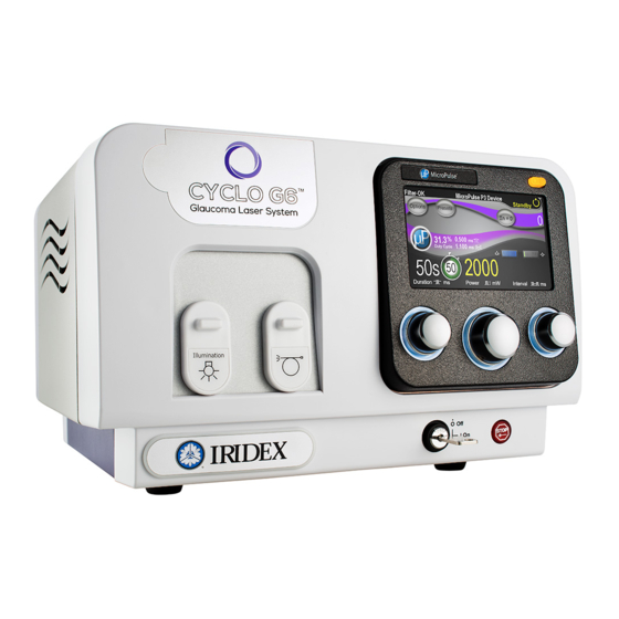 IRIDEX Cyclo G6 Gebrauchsanweisung