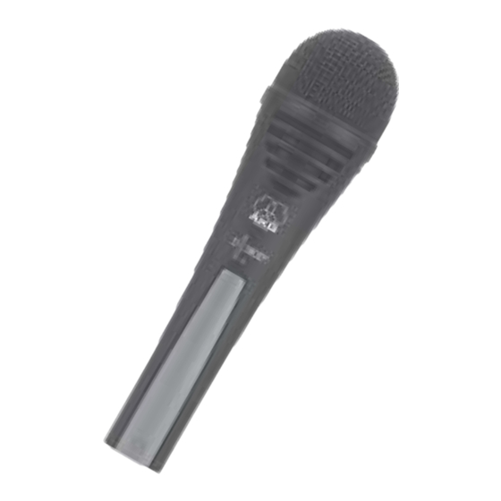 AKG D 3800M series Bedienungsanleitung