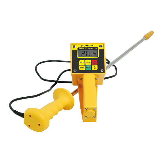 DRAMINSKI HAY MOISTURE METER Bedienungsanleitung