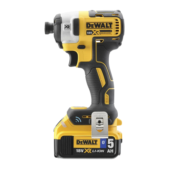 DeWalt XR LI-ION DCF888 Bedienungsanleitung