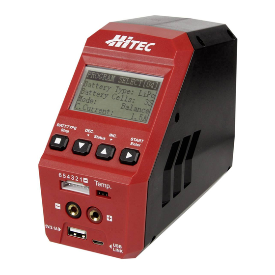 HITEC X1 RED Bedienungsanleitung