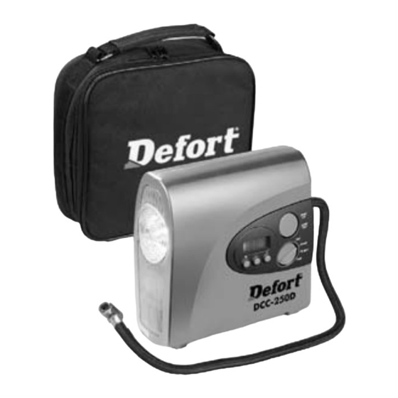 Defort DCC-250D Bedienungsanleitung
