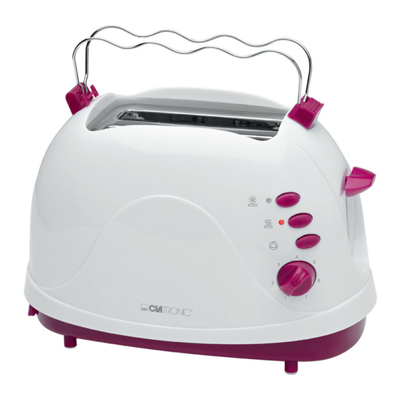 Clatronic TA 3287 Bedienungsanleitung, Garantie