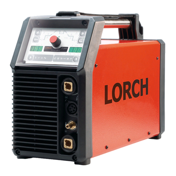 LORCH BasicPlus T-Serie Bedienungshandbuch