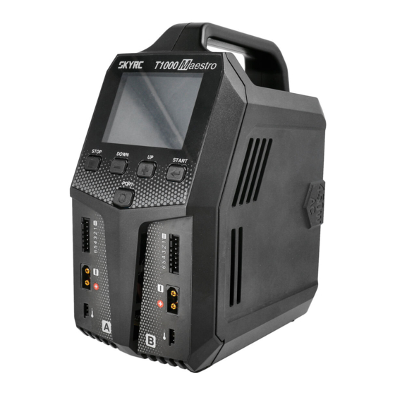 Skyrc T1000 Maestro Bedienungsanleitung