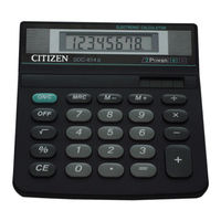 Citizen SDC-814II Anweisungshandbuch