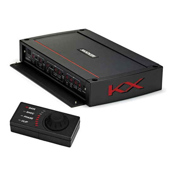 Kicker KXA800.5 Handbücher
