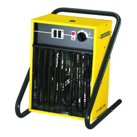 Wacker Neuson HE 9 A Betriebsanleitung
