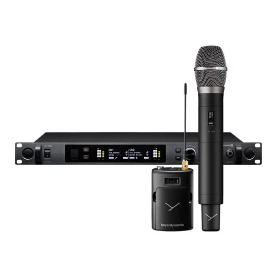 Beyerdynamic TG 1000 Bedienungsanleitung