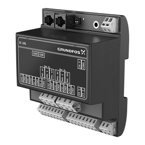 Grundfos IO 241 Montage- Und Betriebsanleitung