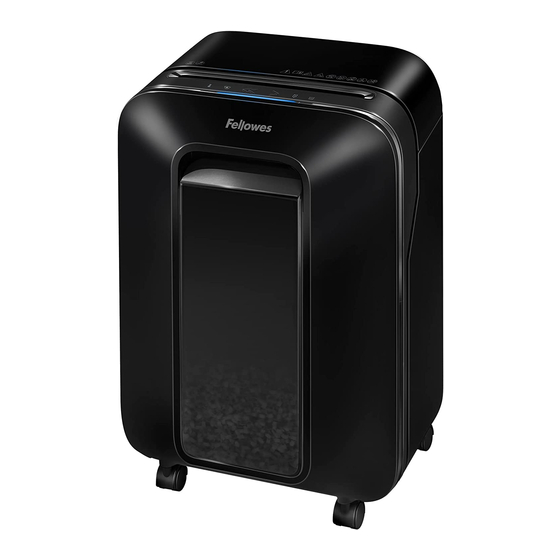 Fellowes LX Serie Anleitungen