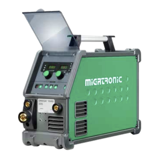 Migatronic OMEGA3 YARD PULSE/SYNERGIC Kurzanleitung