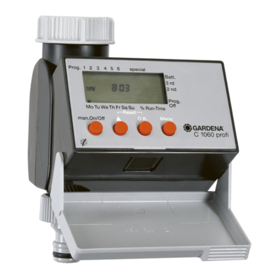Gardena C 1060 profi Gebrauchsanweisung
