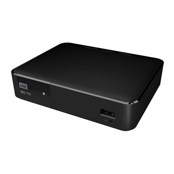 Western Digital WD TV Bedienungsanleitung