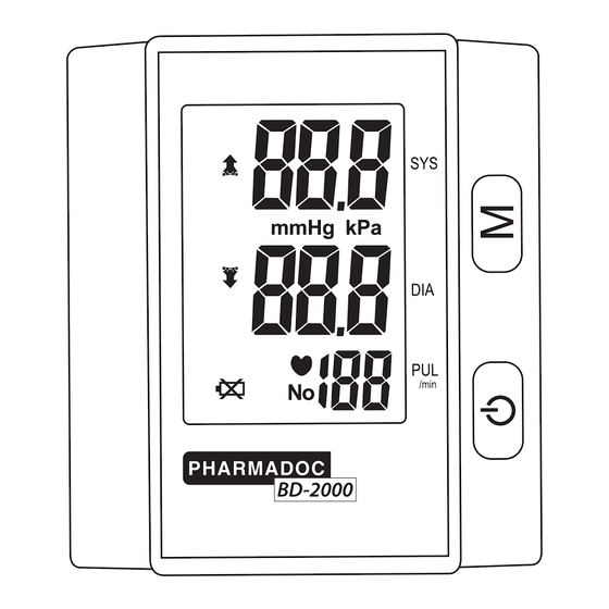 PHARMADOC BD-2000 Gebrauchsanweisung