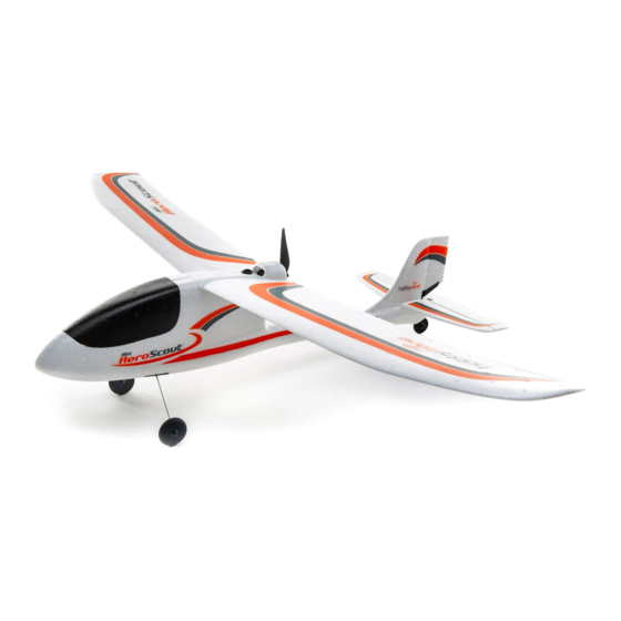 HobbyZone Mini AeroScout 61813 Bedienungsanleitung