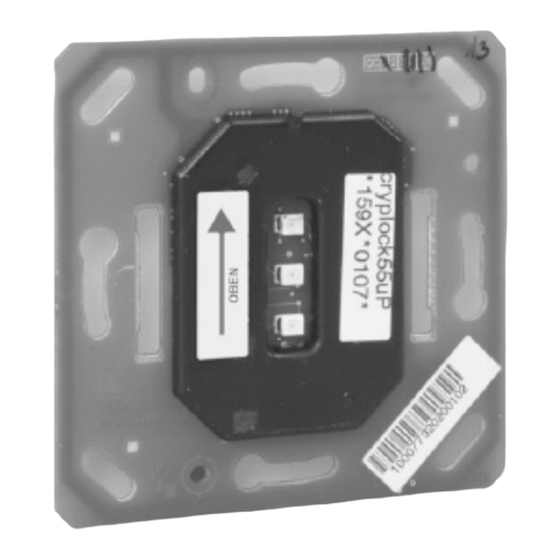 telenot cryplock HF-LESER R-MD 55 uP Technische Beschreibung
