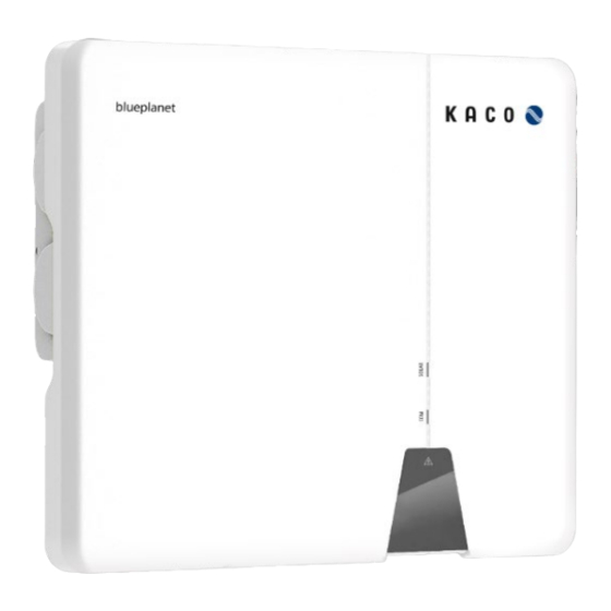Kaco blueplanet 3.0 NX3 M2 Kurzanleitung