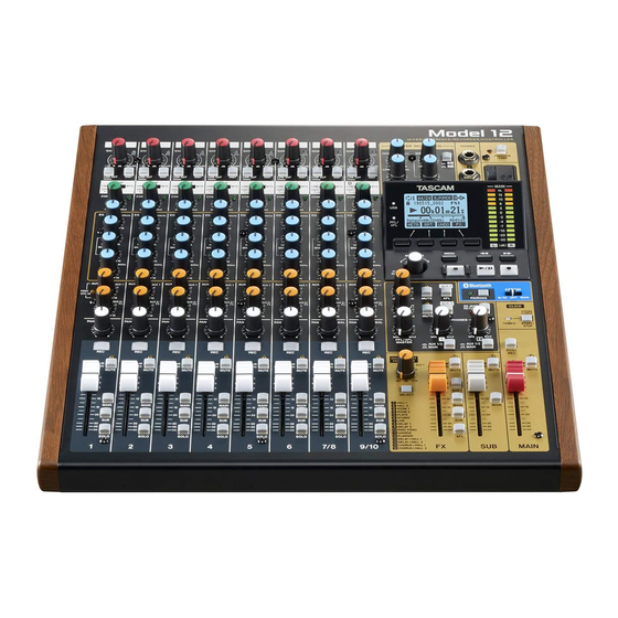 Tascam 12 Handbuch