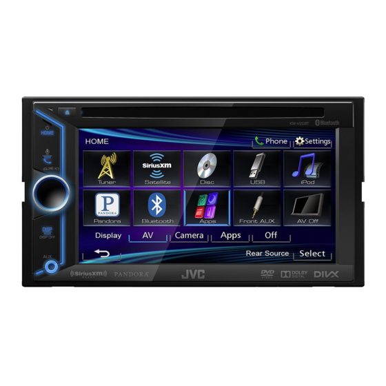JVC KW-V40BTE Bedienungsanleitung