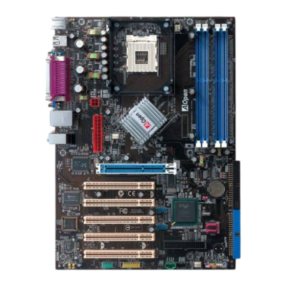 AOpen AX4SG Max Schnellinstallation
