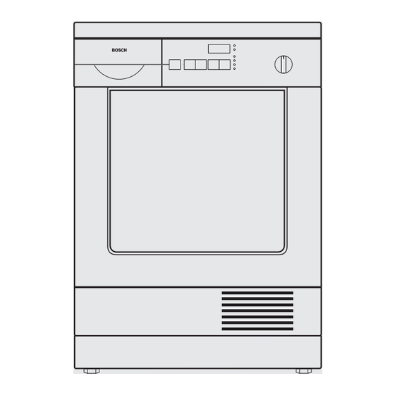 Bosch WTL 6401 Gebrauchs- Und Aufstellanleitung